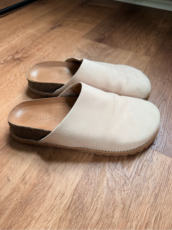 Madewell Shoes - Madewell The Layne Clog Mule in Nubuck Leather Slip-On Clogs with Cork Footbed